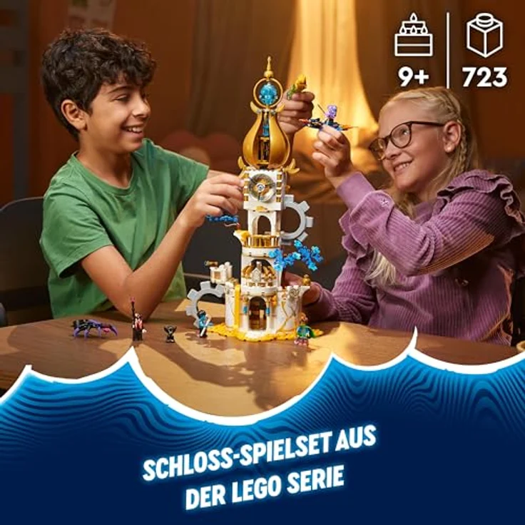 LEGO DREAMZzz Turm des Sandmanns, Schloss-Spielzeug für Kinder zum Bauen, Set mit Fantasy-Tieren inklusive Spinne und Vogel, Geschenk für Mädchen und Jungen ab 9 Jahren 71477 – Bild 2