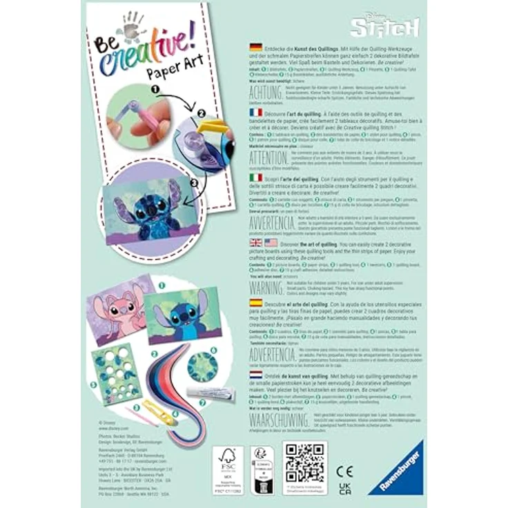 Ravensburger 23541 BeCreative Paper Art, DIY für Kinder ab 6 Jahren – Bild 5