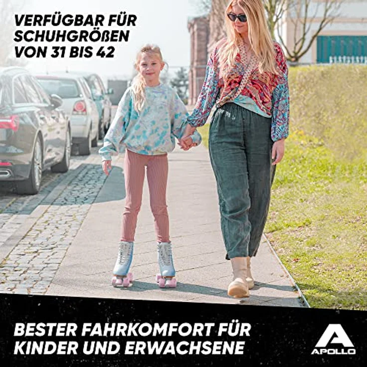 Apollo Disco Roller, Classic Roller | Rollschuhe verstellbar von 31 bis 42, Damen, in schicken Designs – Bild 4