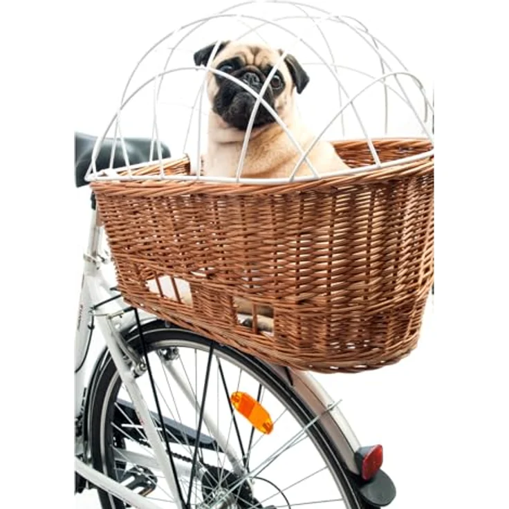 Aumüller Fahrrad-Tierkorb mit Halter - Gepäckträgermontage – Bild 4