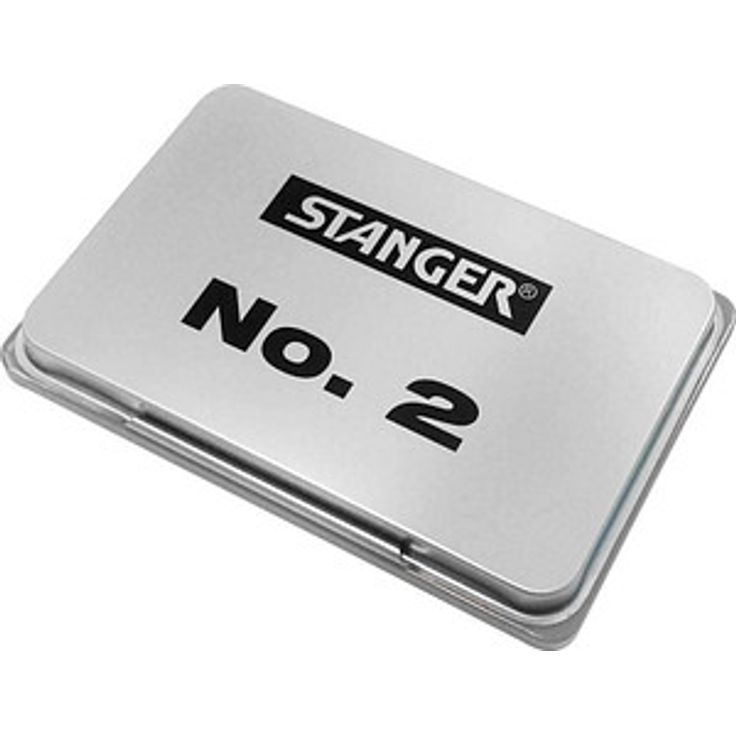 STANGER Stempelkissen No 2, ungetränkt, 108 x 70 mm, für Polymer- und Gummistempel, langlebig und nachfüllbar