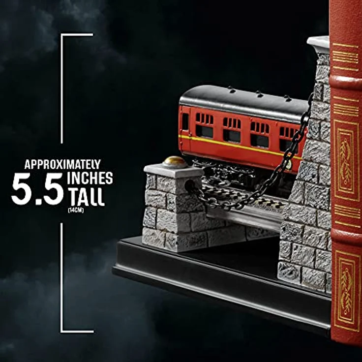 Noble Collection Hogwarts Express Buchstützenfigur, Mehrfarbig aus hochwertigem Polystone, 19 cm breit, 14 cm hoch – Bild 5