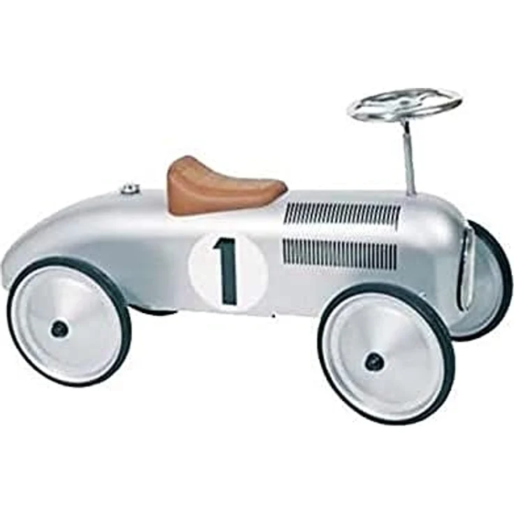 GOKI 14136 'Rutscherfahrzeug silber' ab 12 Monaten, bis 25 kg belastbar, silber – Bild 2