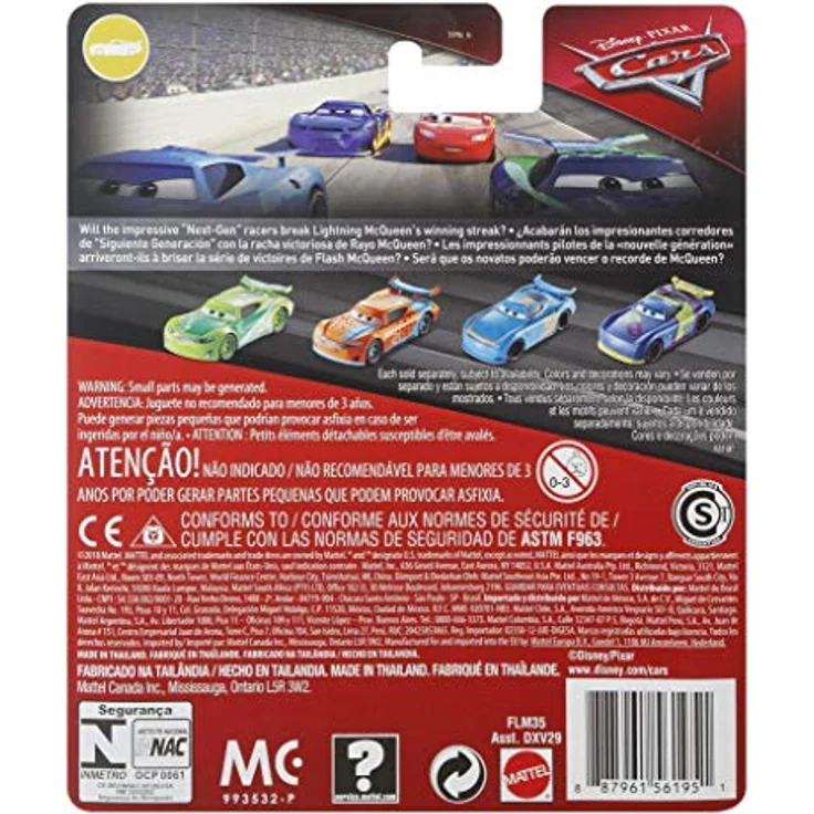 Disney Cars Cam Spinner FLM35, Die-Cast Spielzeug-Rennwagen im Maßstab 1:55 aus Metall – Bild 5