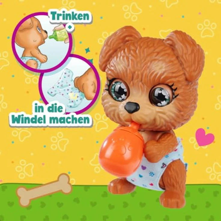 Simba Toys Pamper Petz Puppy, Kuscheltier für Kinder ab 3 Jahren, in verschiedenen Farben – Bild 3