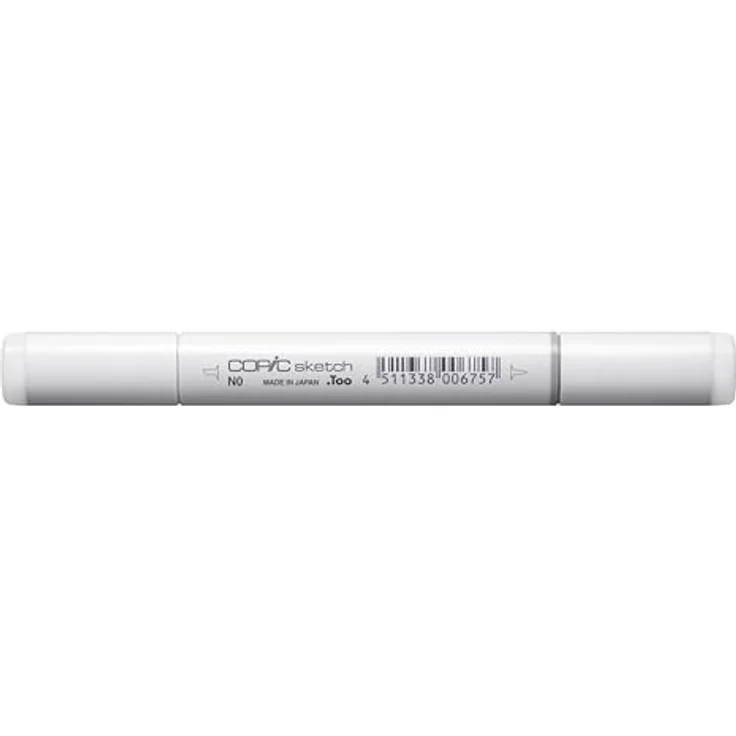 Copic COPIC Sketch Marker Typ N - 0, Neutral Gray No. 0, professioneller Pinselmarker mit Super-Brush- und Medium-Broad-Spitze – Bild 3