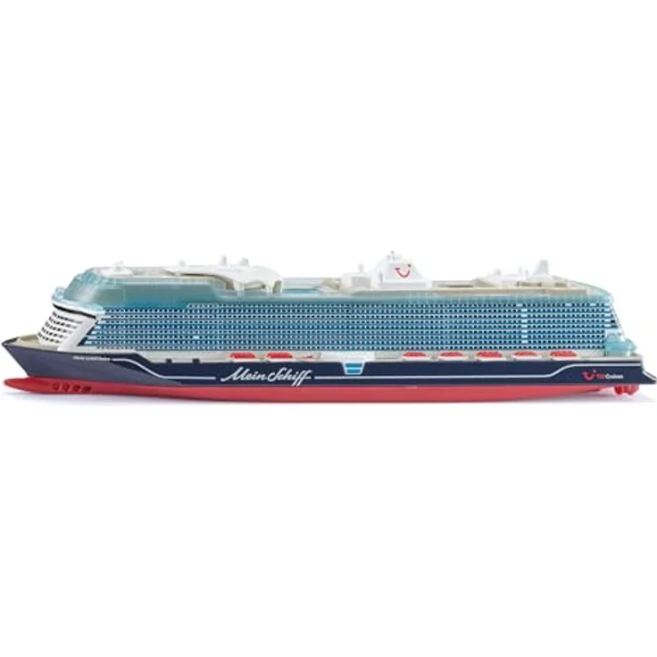 Siku Spielzeug-Schiff Mein Schiff Relax, detailreiches Kreuzfahrtschiff für Abenteuer im Kinderzimmer