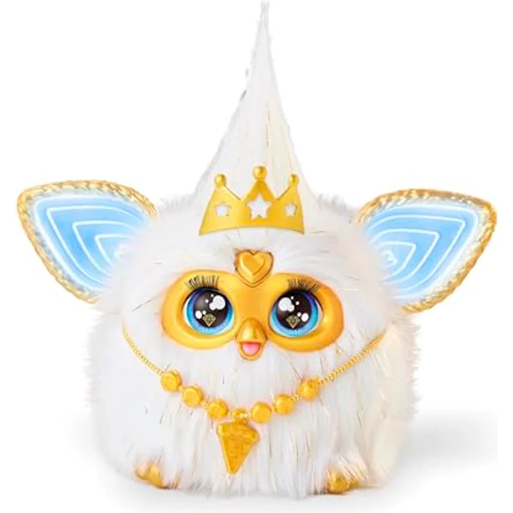 Hasbro Furby Golden Glow, sprachaktiviertes Plüschtier mit Lichtshow und über 600 Sätzen, ab 6 Jahren – Bild 1