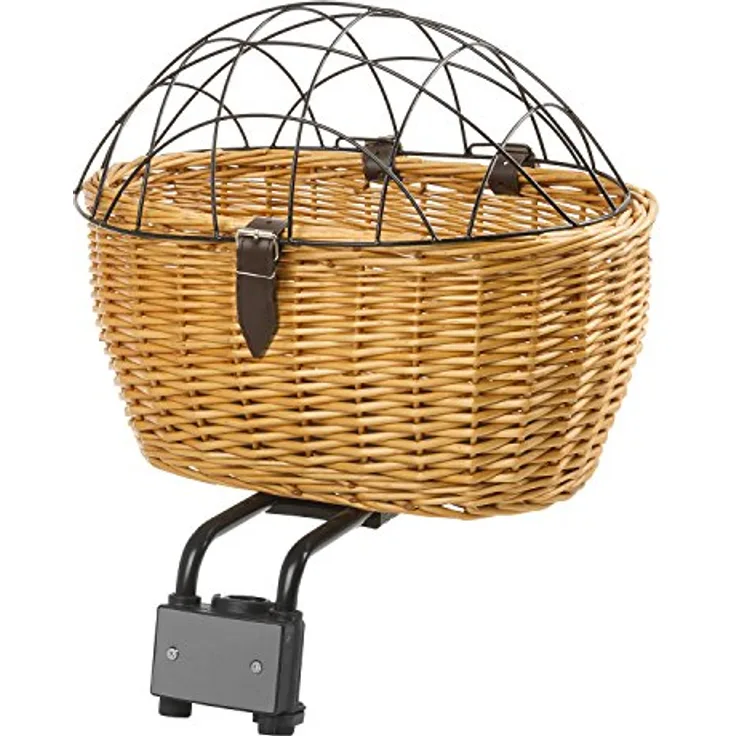 M-Wave BA PET Weidenkorb, Braun, 43 x 29.5 x 22/14 cm