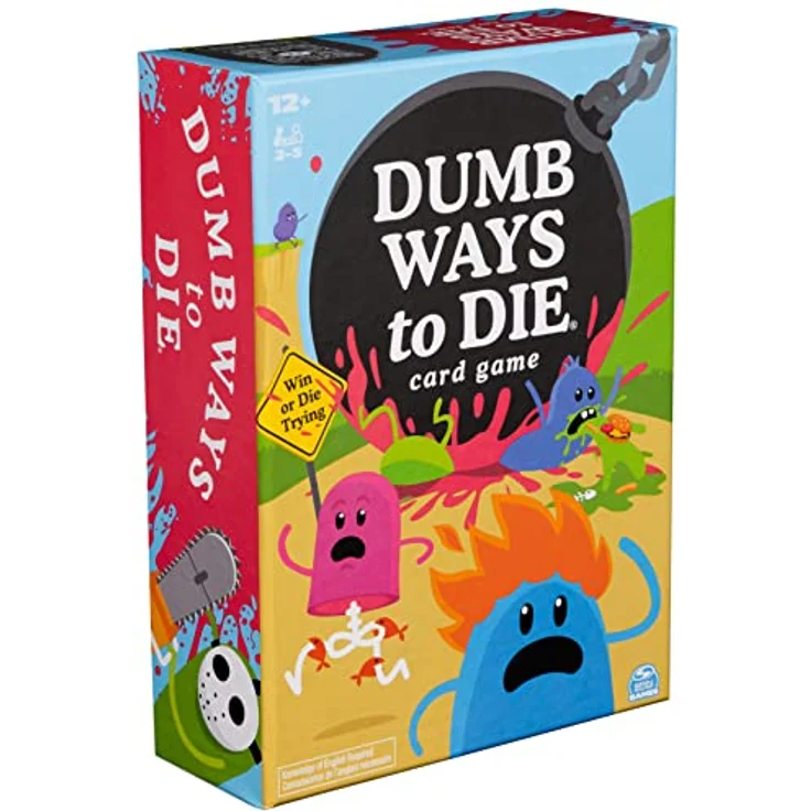 Perplexus Dumb Ways to Die Card Game, unterhaltsames Kartenspiel für Familien und Freunde, Englisch – Bild 1