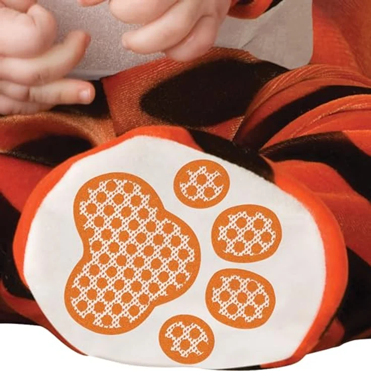 Fun World InCharater Tiger-Kostüm für Babys, orange-schwarz, Größe 68/74 (6-12 Monate) – Bild 4