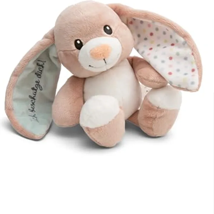 NICI Kuscheltier Hase Fjella Ich beschütze Dich 25cm - rosa - Stofftier aus weichem Plüsch, niedliches Plüschtier zum Kuscheln und Spielen, für Kinder & Erwachsene, tolle Geschenkidee