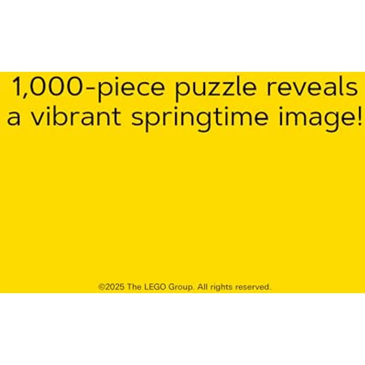Chronicle Books Lego Butterflies & Blooms 1000-Piece Puzzle, farbenfrohes Frühlingsmotiv, 63,5 x 50,8 cm – Bild 2