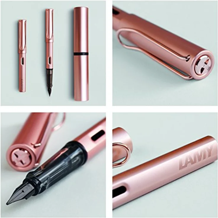 LAMY Füllfederhalter Lx, Exzellent verarbeitetes Schreibgerät mit polierter schwarzer Edelstahlfeder – Bild 6