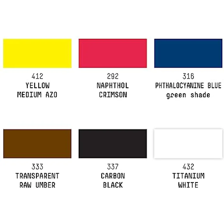 Liquitex Professional Acrylfarben Ink Set, 6 Farben à 30 ml - Hochpigmentierte Tusche für brillante, wasserfeste Ergebnisse – Bild 4