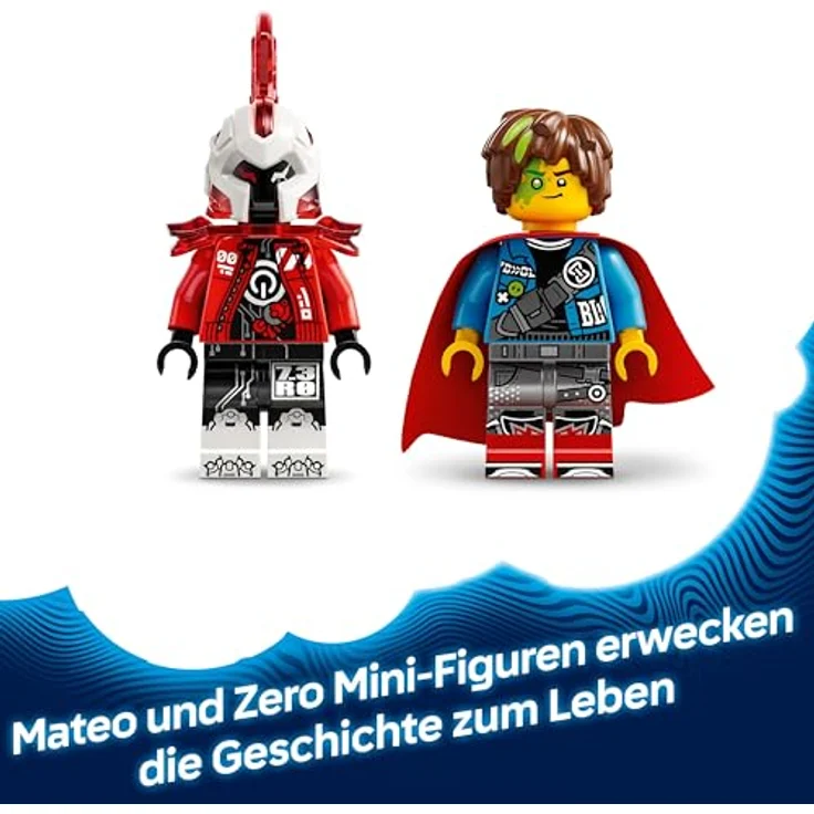 LEGO DREAMZzz 71492 Mateos Feuer-Chamäleon Bausatz, 2-in-1 Set mit beweglichen Teilen und Minifiguren, mehrfarbig – Bild 5