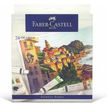 Faber-Castell Ölfarben Set, 24 Farben, 9 ml, hohe Pigmentierung und optimale Deckkraft