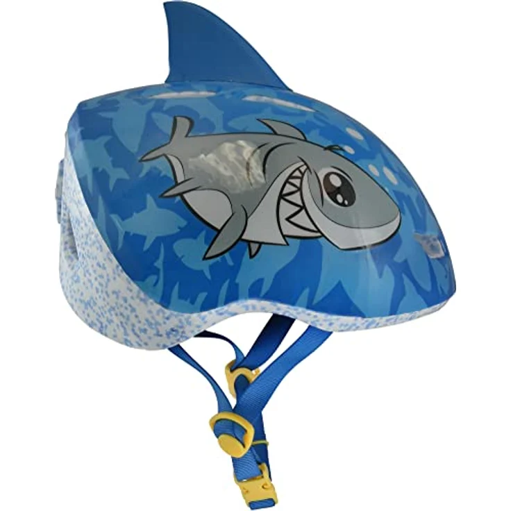 C-Preme Raskullz Lil Shark Fin Helm, Unisize 48-52 CM, CPSC & ASTM zertifiziert, stoßdämpfende EPS-Innenschale – Bild 4