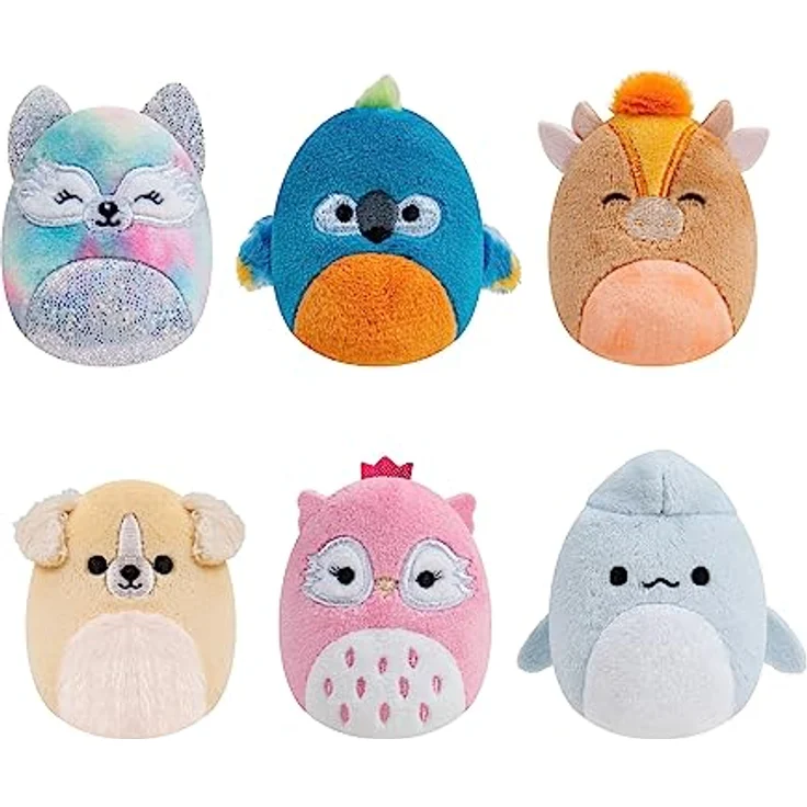 Squishville SQM0472-6er Pack Vorbild Squad, superweiche Mini-Squishmallows, 5cm Plüschfiguren - Preisvergleich – Bild 2