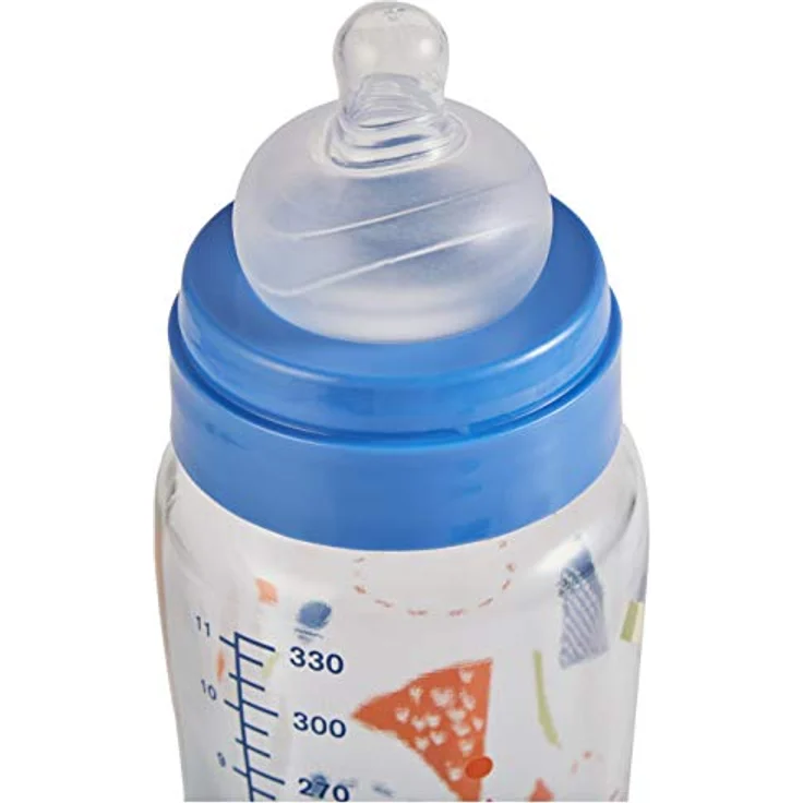dBb Remond Geometrie-Flasche in Box, 313 ml, transluzent dunkelblau – Bild 3