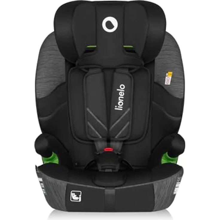 lionelo Autokindersitz LEVI FIX I-SIZE, i-Size konform, für Kinder von 76 bis 150 cm, mit Isofix und TopTether, 10-fach verstellbare Kopfstütze, Dri-Seat-Technologie, abnehmbarer Bezug – Bild 12