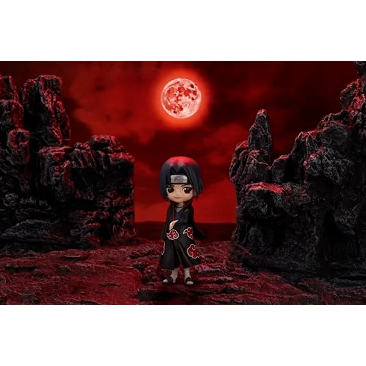 Banpresto Naruto Shippuden Q Posket Uchiha Itachi (A), hochwertige PVC-Statikfigur, 14cm, limitierte Auflage – Bild 2