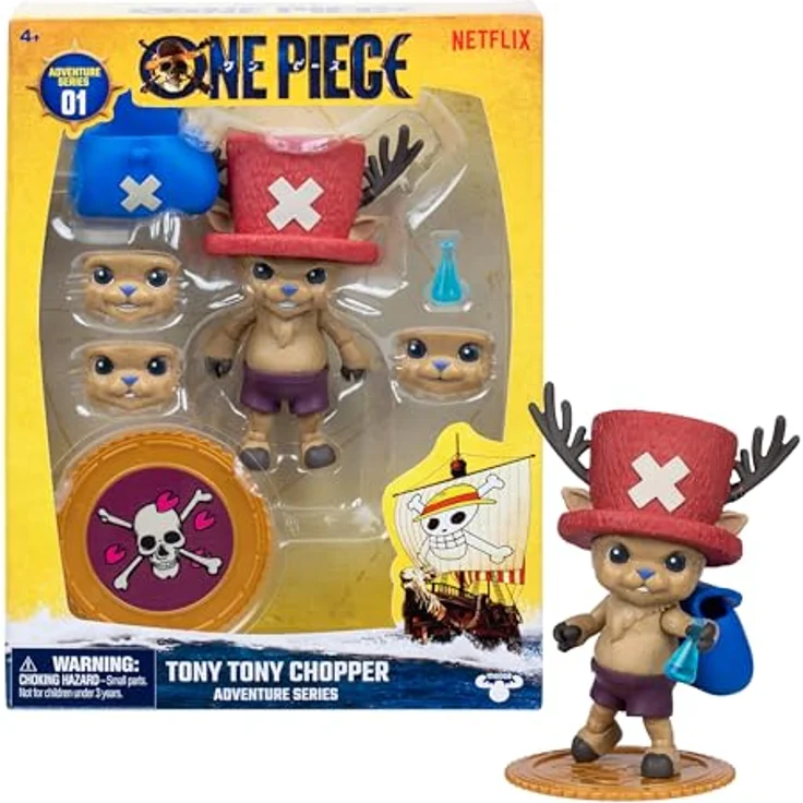 Moose Toys MS63318, Chopper Sammelfigur aus One Piece, 15 cm groß, detailreich für Sammler und kreatives Spiel – Bild 1