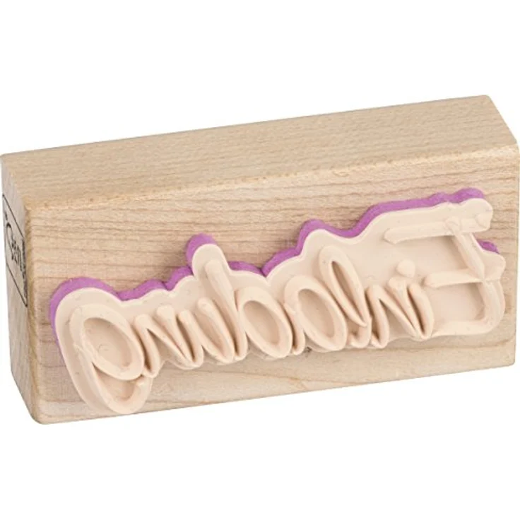 Knorr Prandell 211800300 Knorr prandell 211800300 Stempel aus Holz (Einladung) Motivgröße 6 x 2,5 cm, Motiv: Einladung – Bild 4