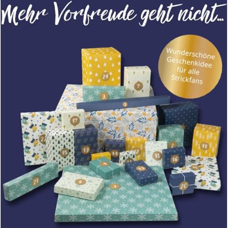 Frech Merry Strickmas Adventskalender - Mit 200 g Garn, Rundstricknadeln und vielen Überraschungen – Bild 4