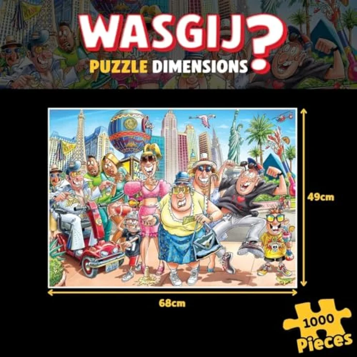 Wasgij Original 48 What Happens in Vegas!, Puzzle mit 1000 Teilen für kreative Denker – Bild 5