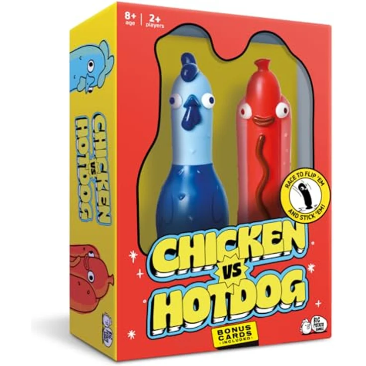 Big Potato Chicken vs Hotdog, chaotisches Partyspiel für 2-10 Spieler mit 30 epischen Herausforderungen und Bonusinhalt – Bild 1
