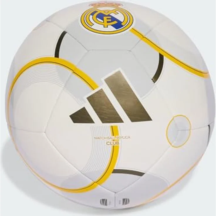 adidas Performance Fußball RM CLB HOME, maschinengenäht mit Butyl-Blase, Heimfarben Real Madrid – Bild 1