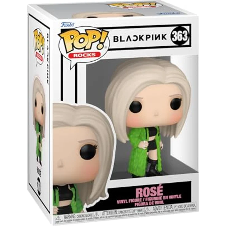 Funko Pop! Rocks: Blackpink - Rose - Vinyl-Sammelfigur - Geschenkidee - Offizielle Handelswaren - Music Fans - Modellfigur Für Sammler - Schwarz – Bild 1