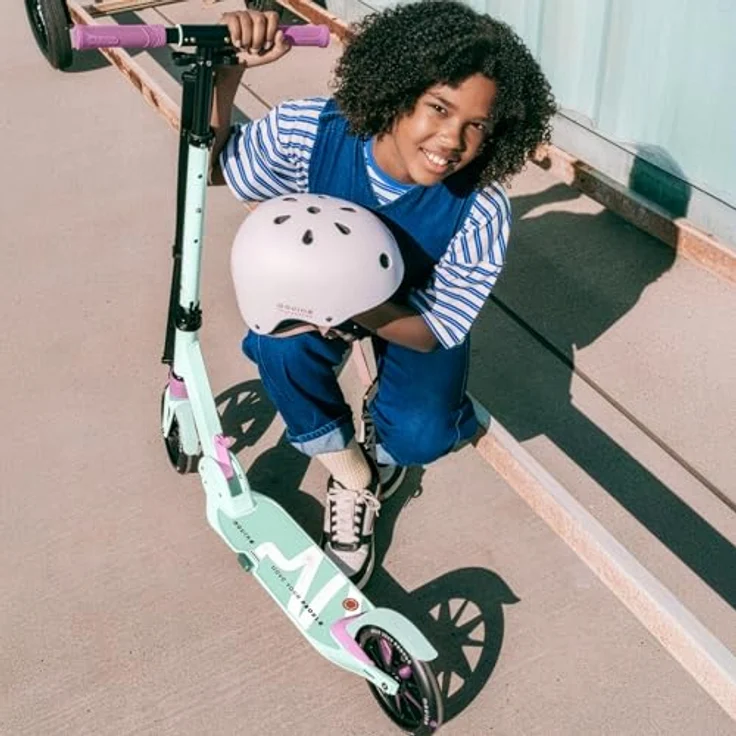 Movino Cityroller MOVINO CITY LIGHT, Scooter mit Stoßdämpfer, Batteriefreien LED-Rollen, max. 100 kg Traglast, höhenverstellbar für Körpergrößen von 135-170 cm – Bild 6