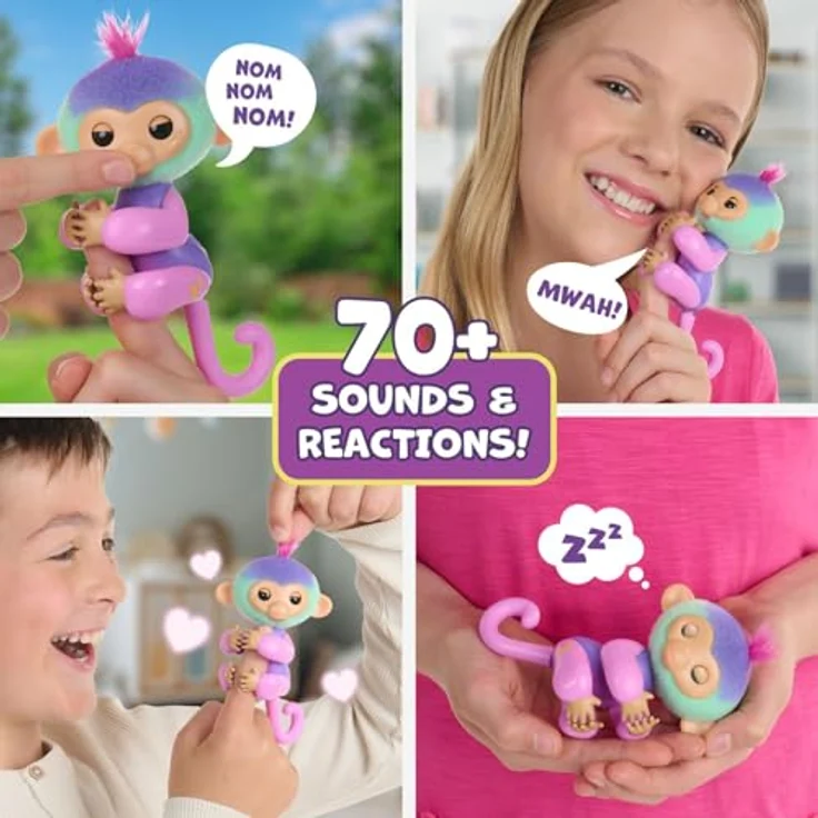 Fingerlings Magic Moods Einhorn, Funktionsplüsch mit magischen Farben – Bild 5