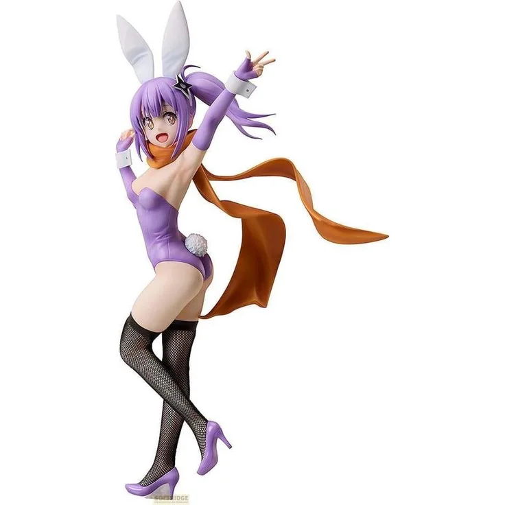 FREEing A Ninja and an Assassin Under One Roof, PVC Statue 1/6 Satoko Kusagakure: Bunny Ver., 29 cm mit Base in Fensterbox