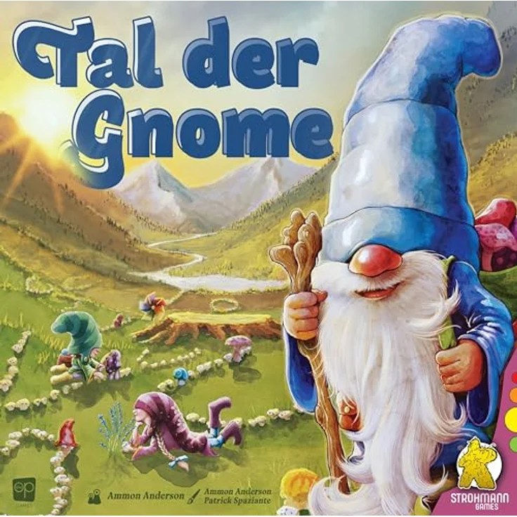 Strohmann Games Tal der Gnome, Brettspiel für 2-4 Spieler – Taktik und Natur für Genießer, Deutsch – Bild 2