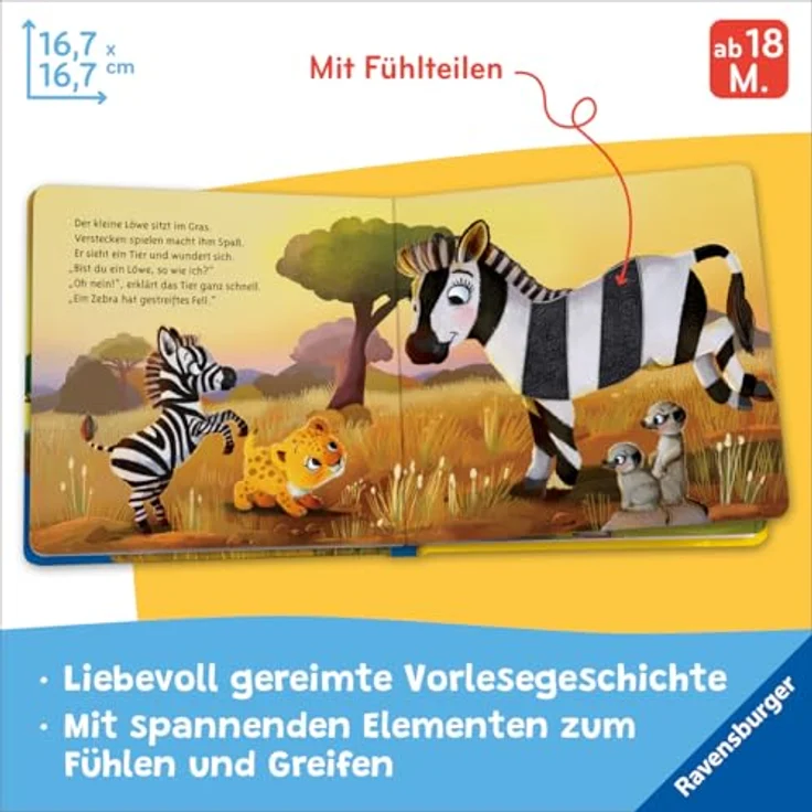 Ravensburger Fhlbuch - Mein erstes Vorlese Fhlbuch: Lwe – Bild 4