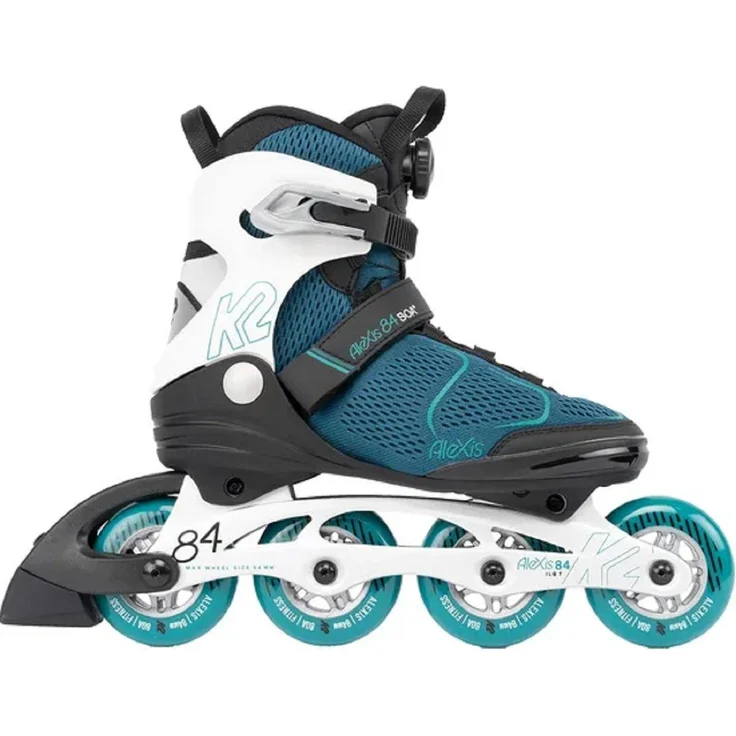 K2 Inlineskates K2 Alexis 84 BOA Damen Inline Skates Inliner 30G0617, Fitness Inline Skates für Damen mit BOA Verschlusssystem, blau – Bild 1