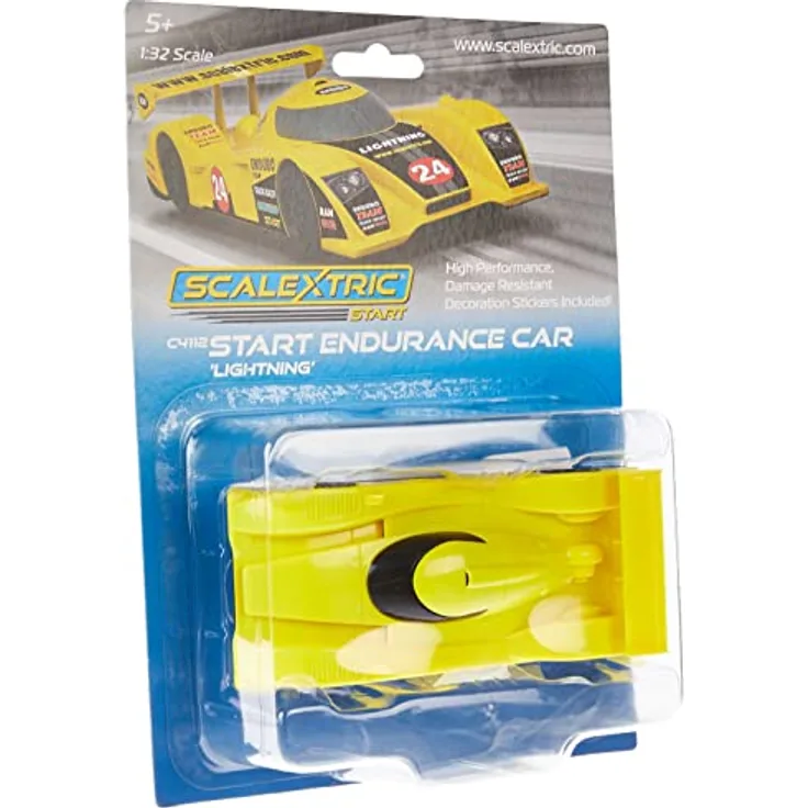 Hornby Start Endurance Car Í Lightning, Rennbahn Zubehör mit Lightning Design