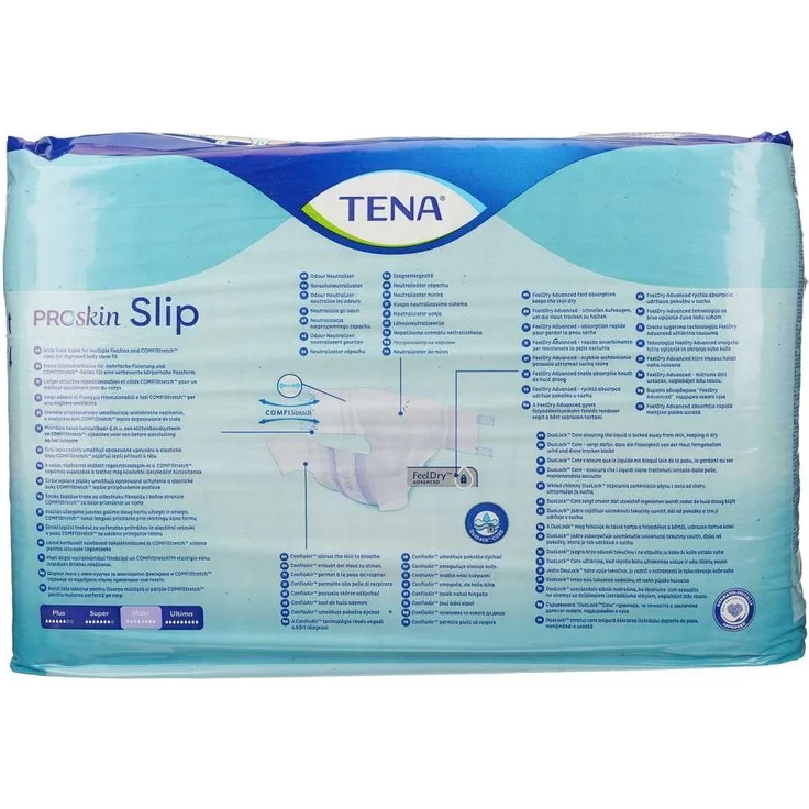 TENA Slip maxi M, Inkontinenzslips für schwere Inkontinenz, 24 Stück, hoher Saugschutz, atmungsaktiv, sicherer Sitz mit Klettverschlüssen