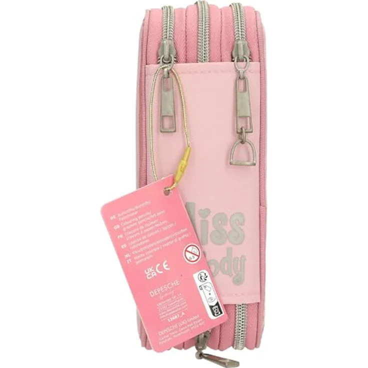 Depesche 13687 Miss Melody 3 Fach Federtasche, True Friends, 7.5 cm x 13 cm x 20 cm – Bild 4