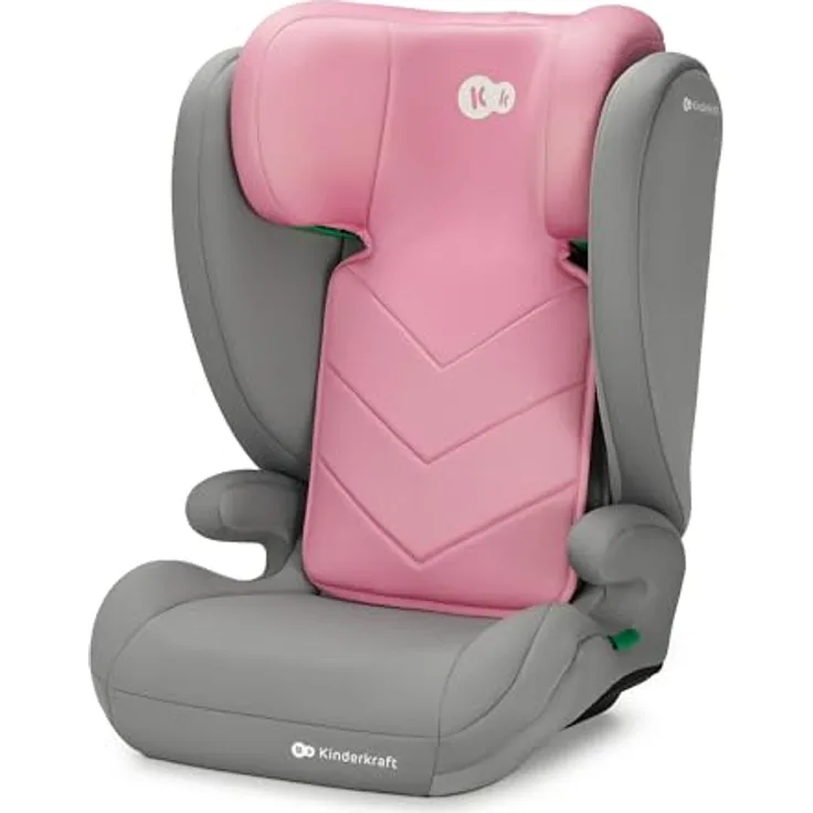 KinderKraft I-Spark, Kindersitz ECE R129/i-Size, 2in1 mit abnehmbarer Rückenlehne, 10-stufige Kopfstütze, für Kinder 100-150 cm