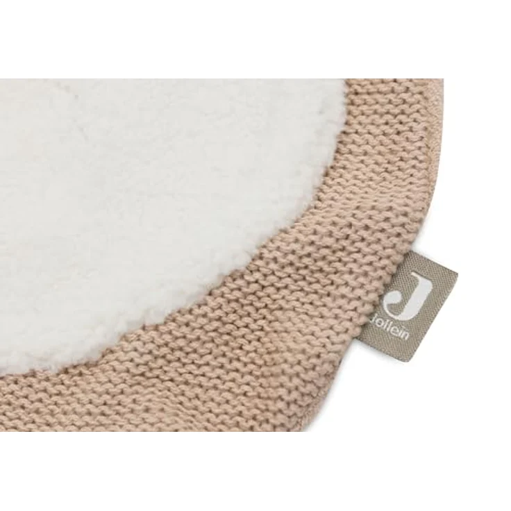 Jollein Schnullertuch Mick, Kuscheltuch mit Fleece-Bäuchlein und Schlaufe für Schnullerbefestigung, 28 x 13 cm – Bild 3