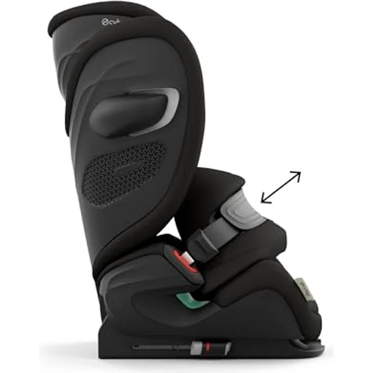 Cybex Pallas G3, 2-in-1 Kindersitz (15 Monate - 12 Jahre) mit 25% weniger Nackenverletzungen, Magic Black – Bild 5