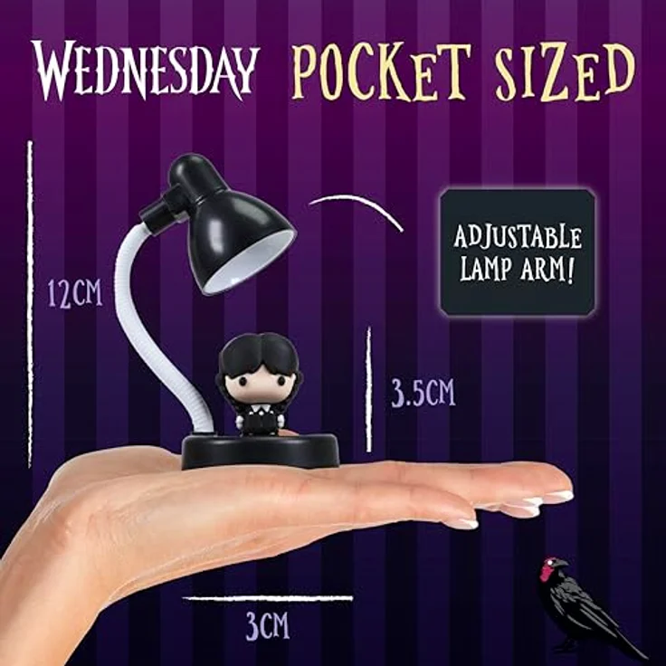 Blue Sky Studios Wednesday USB Mini LED Lampe, 15 cm Stimmungslicht – Bild 3
