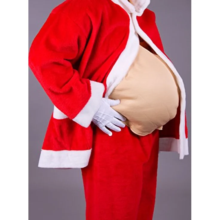 Festartikel Müller Bauch Dick, Kostüm-Oberteil aus gepolstertem Trikotstoff, hautfarben, One Size – Bild 2