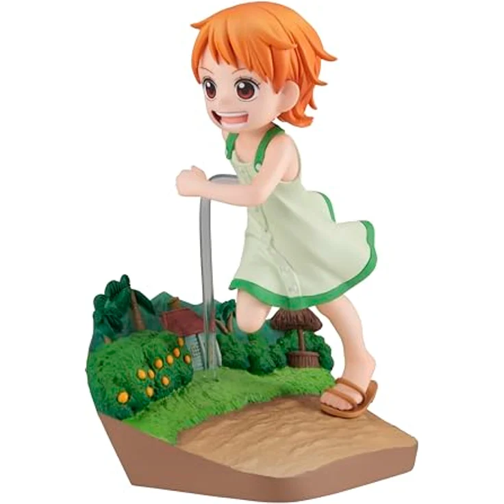 Megahouse G.E.M Series Nami Run!Run!Run! One Piece Figur, 11 cm, mehrfarbig, mit Basisständer, versiegelte Box – Bild 1