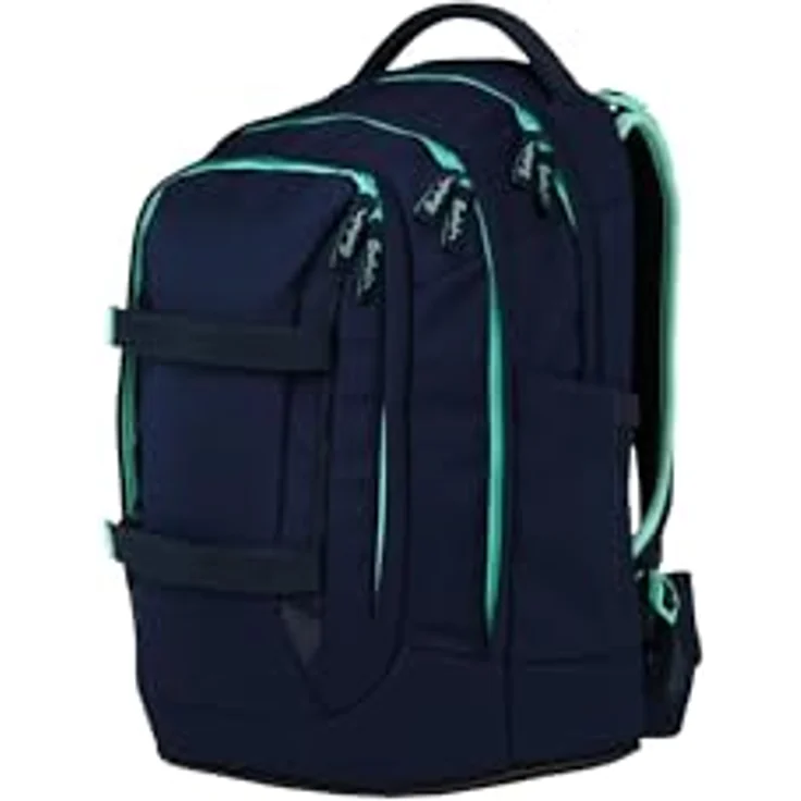 Satch Pack Ergonomischer Schulrucksack 30L Stauraum, Ocean Mint - Blau, für ab 5. Klasse mit Organisationsfächern – Bild 2