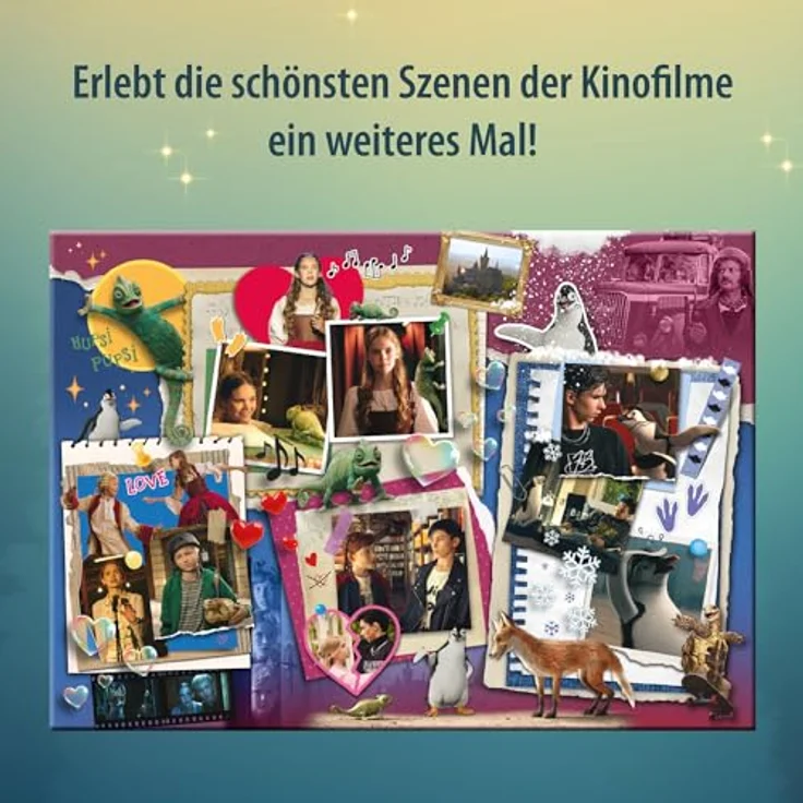 Kosmos 684457 Die Schule der magische Tiere Puzzle zum Film, 200 Teile, Romance, Puzzle ab 8 Jahre für Mädchen und Jungen, hochwertige Puzzlestanze – Bild 3